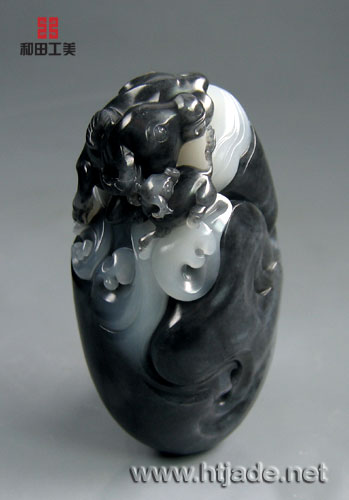 休闲桃源-玉雕中牛的寓意[和田工美论坛]